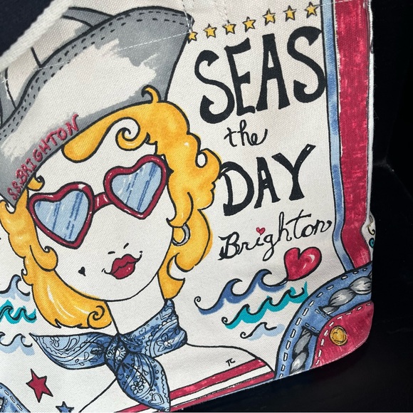 Brighton “Seas the day” Tote Bag - Picture 2 of 9